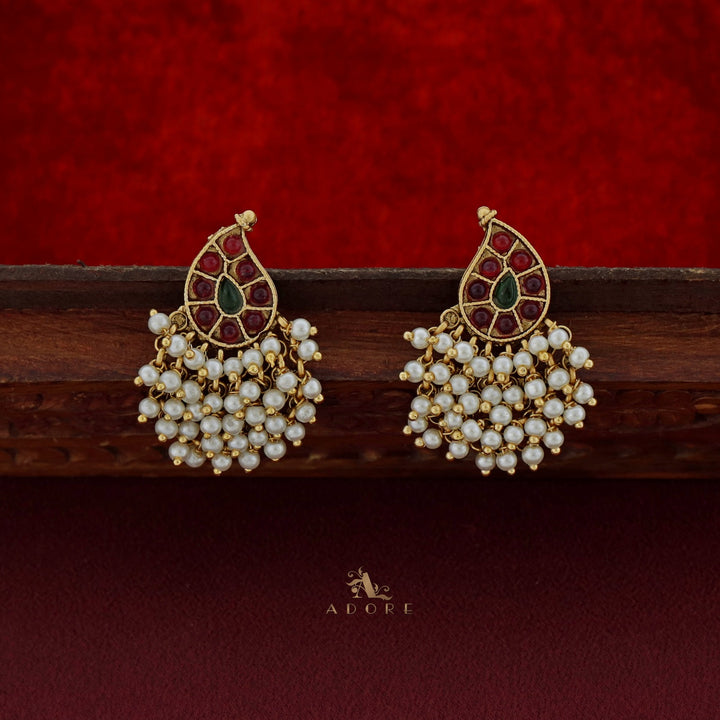 Mrithanga Mayoora Neckpiece With Earring