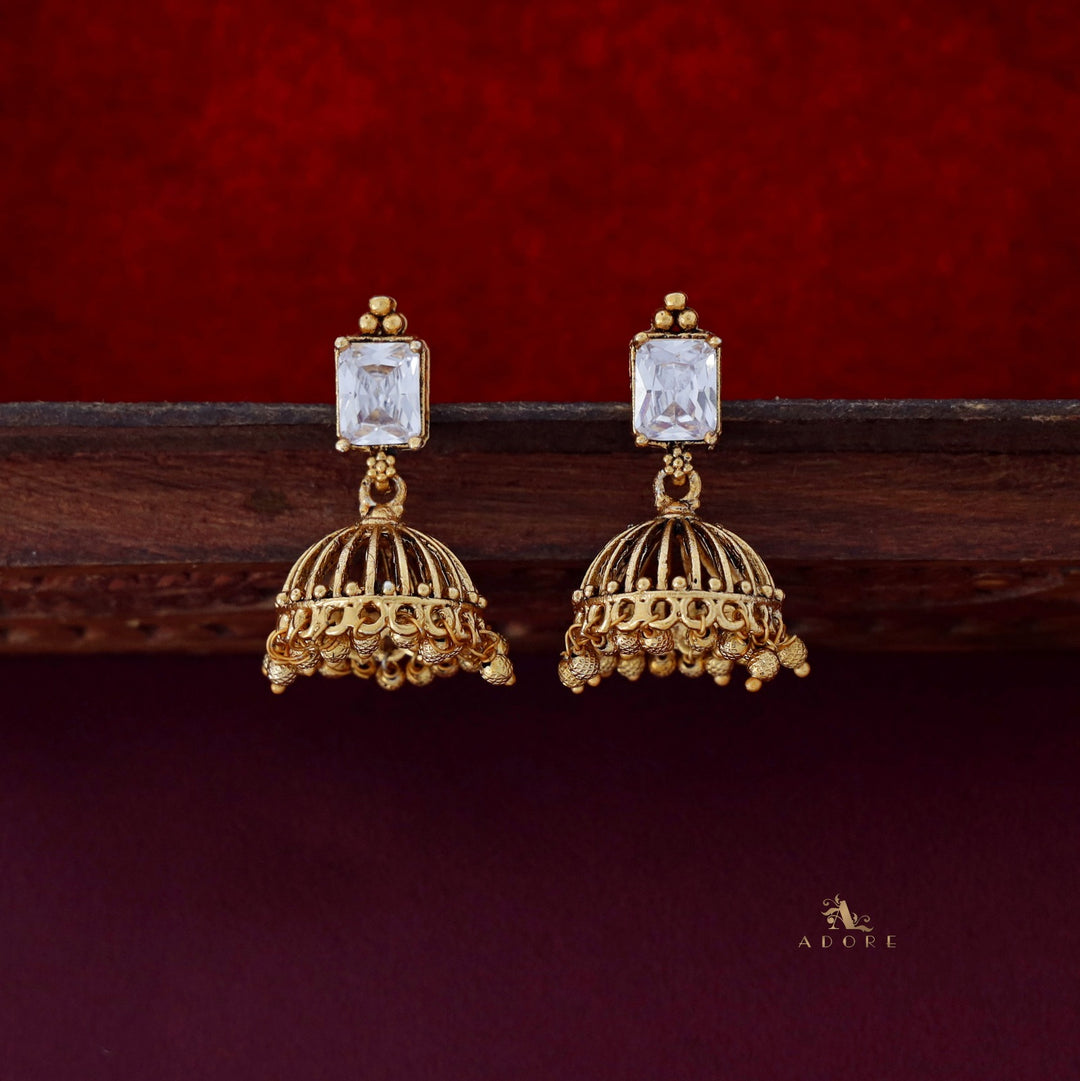Varenya Gold Ball Jhumka