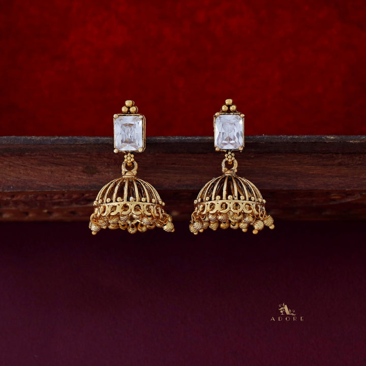 Varenya Gold Ball Jhumka
