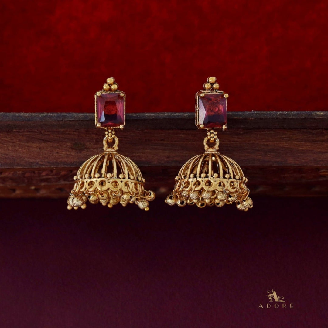 Varenya Gold Ball Jhumka