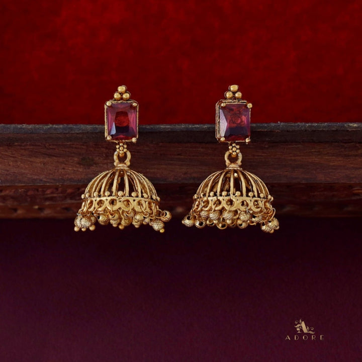 Varenya Gold Ball Jhumka