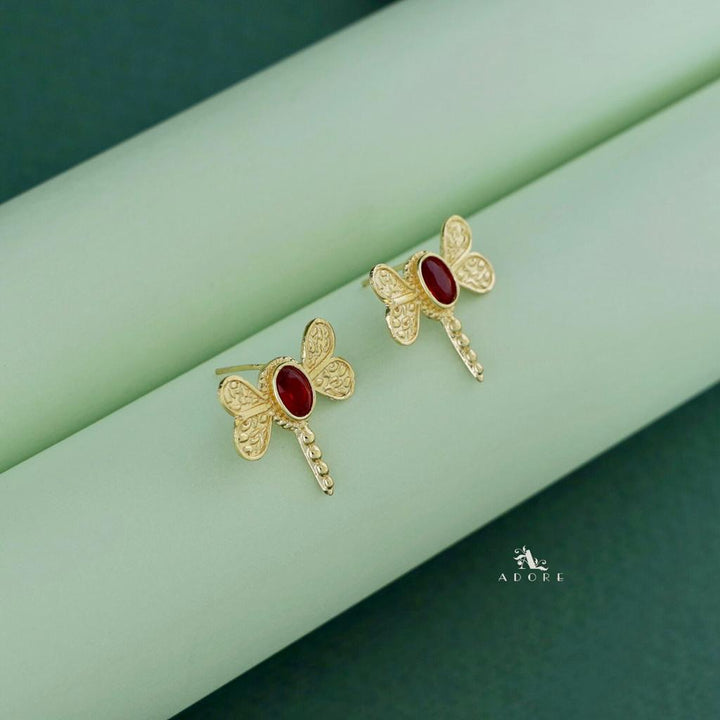 Anwita Papillon Glossy Earring