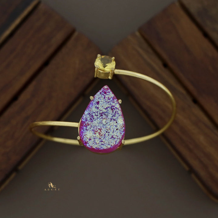 Glittery Multi Shaped Druzy Stone Bangles