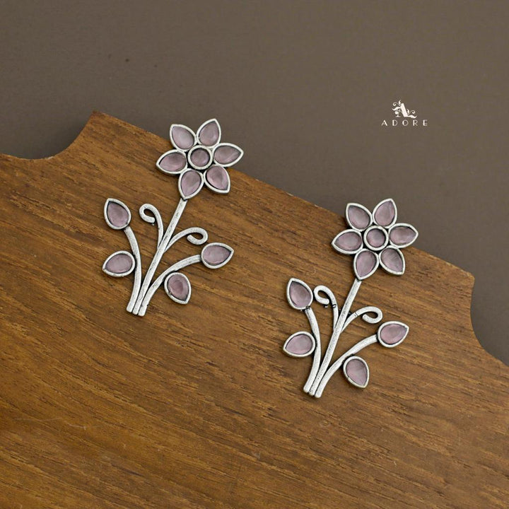 Melvirra Flower Glossy Earring
