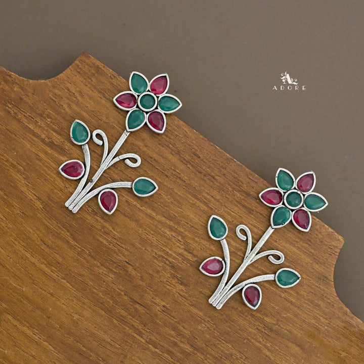Melvirra Flower Glossy Earring