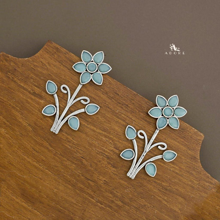 Melvirra Flower Glossy Earring