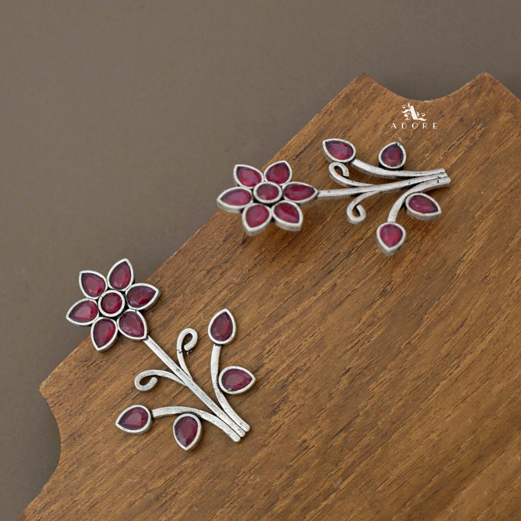 Melvirra Flower Glossy Earring