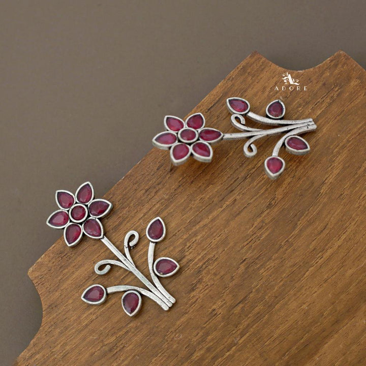 Melvirra Flower Glossy Earring
