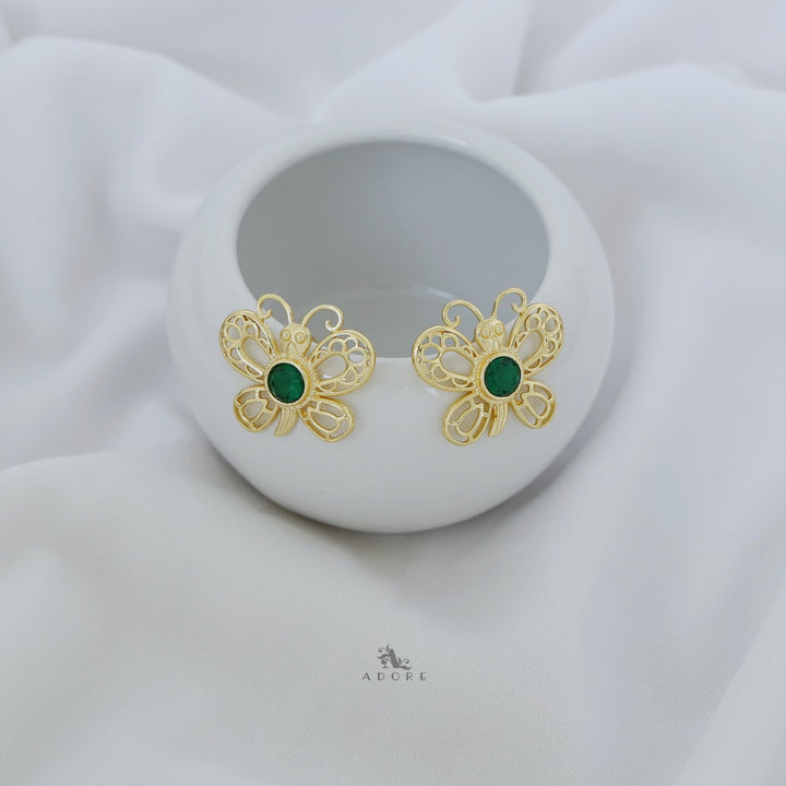 Glossy Amore Butterfly Earring