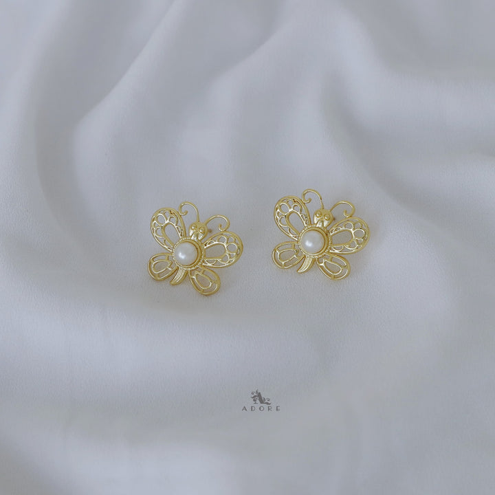 Glossy Amore Butterfly Earring