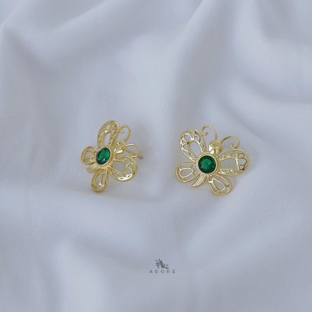 Glossy Amore Butterfly Earring