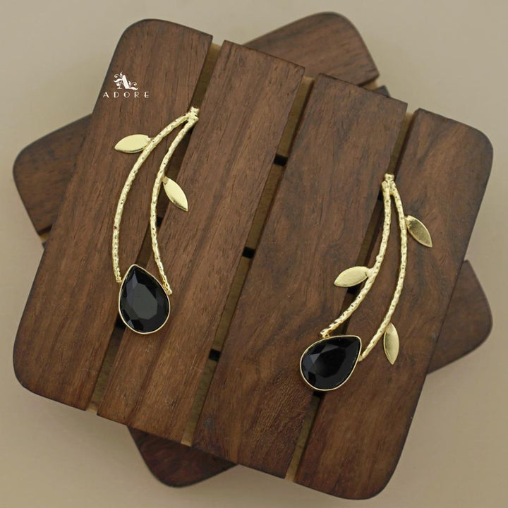 Delilah Leafy Glossy Earring