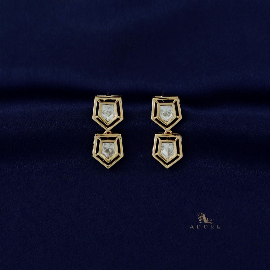 Madhumitha Premium Polki Kundan Neckpiece with Earring