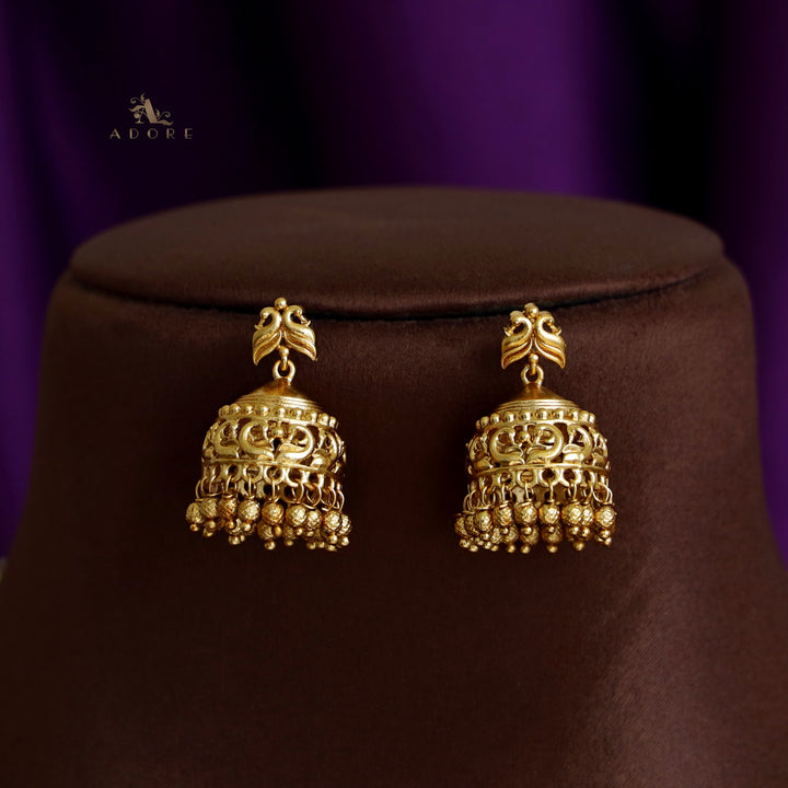 Agni Devi Coin Neckpiece With Earring