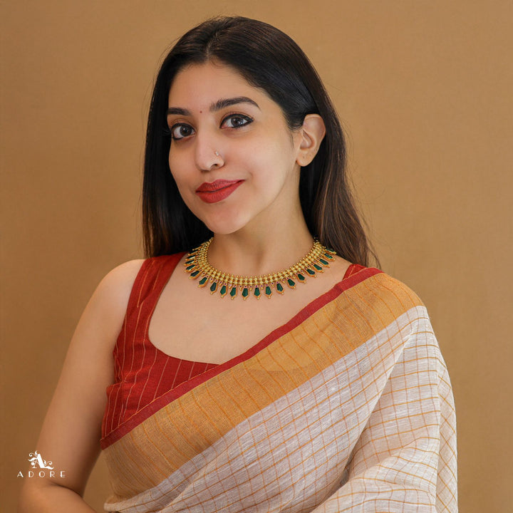 Premium Rashmika Nagapadam Palakka Neckpiece