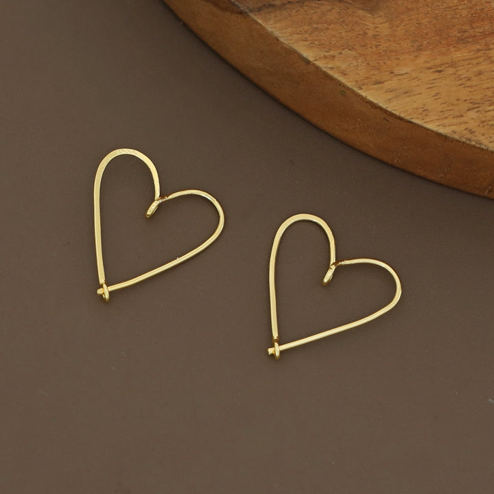 Katarine Golden Heart Hoop