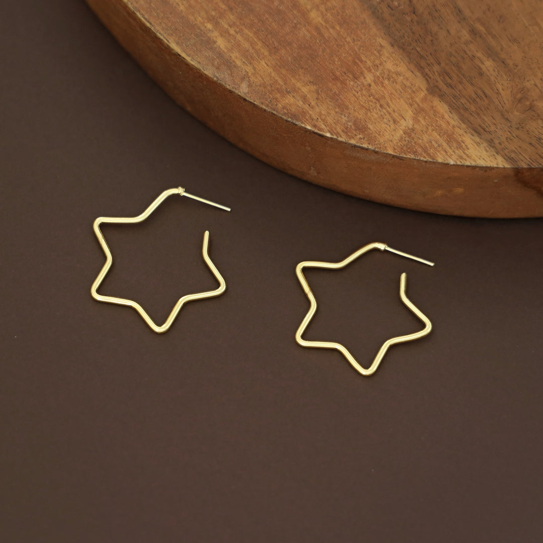 Golden Starry Hoop