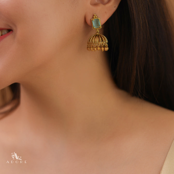 Varenya Gold Ball Jhumka
