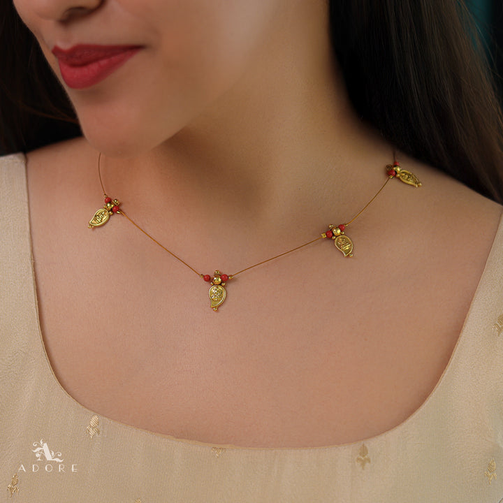 Chandni Devi Mango 5 Kashi String Neckpiece