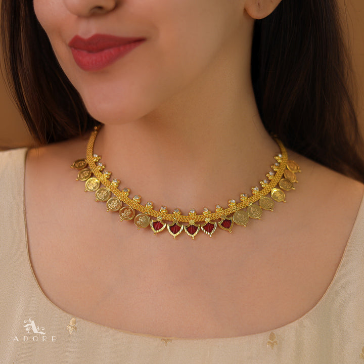Ragini Devi Palakka Kashi Short Neckpiece