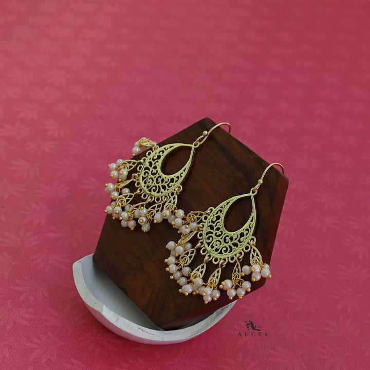 Golden Pearl Tassel Drop
