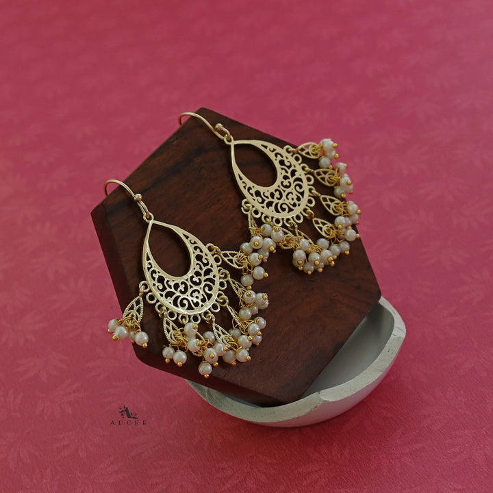 Golden Pearl Tassel Drop
