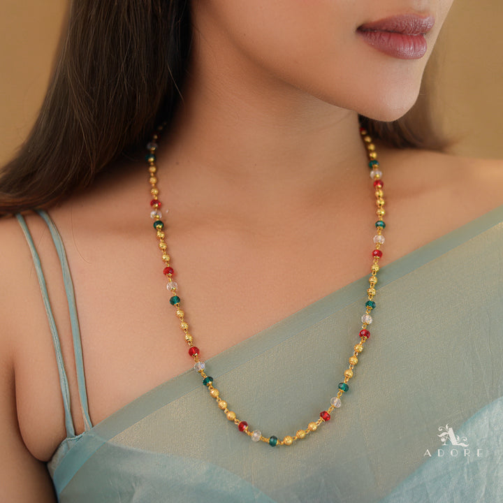 Grisha Beaded Golden Ball Neckpiece