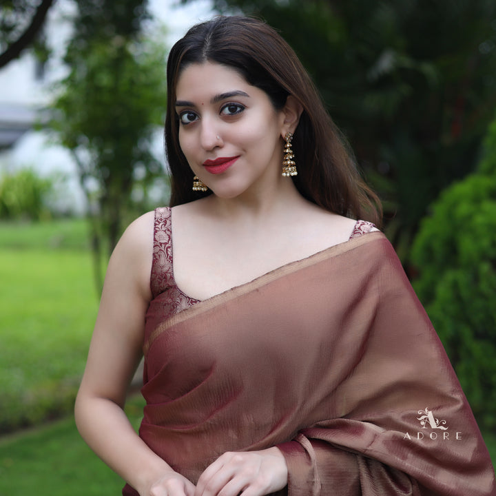 Shivanya Golden 5 Layer Pearl Earring