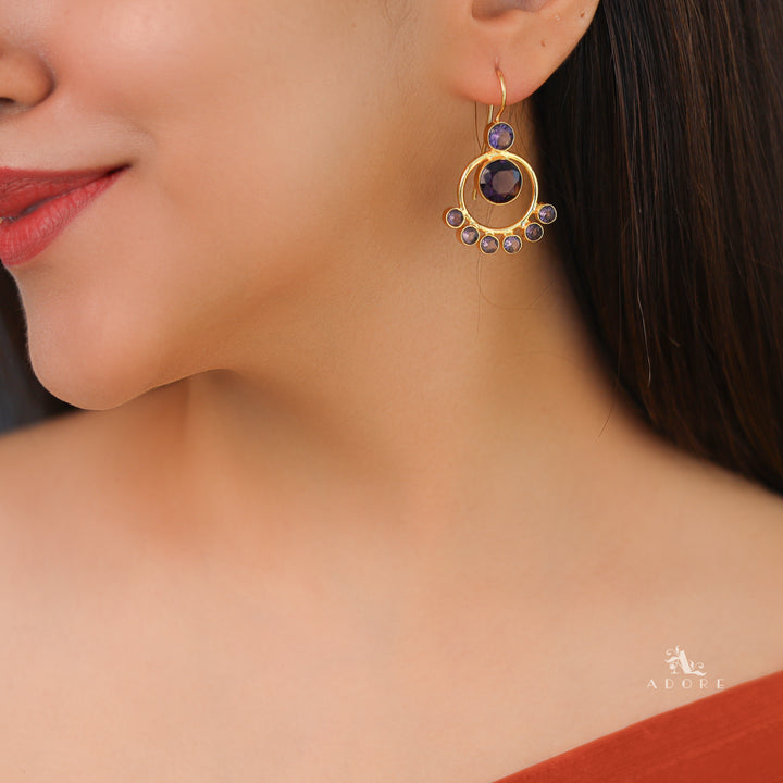 Mariam Glossy Circle Drop