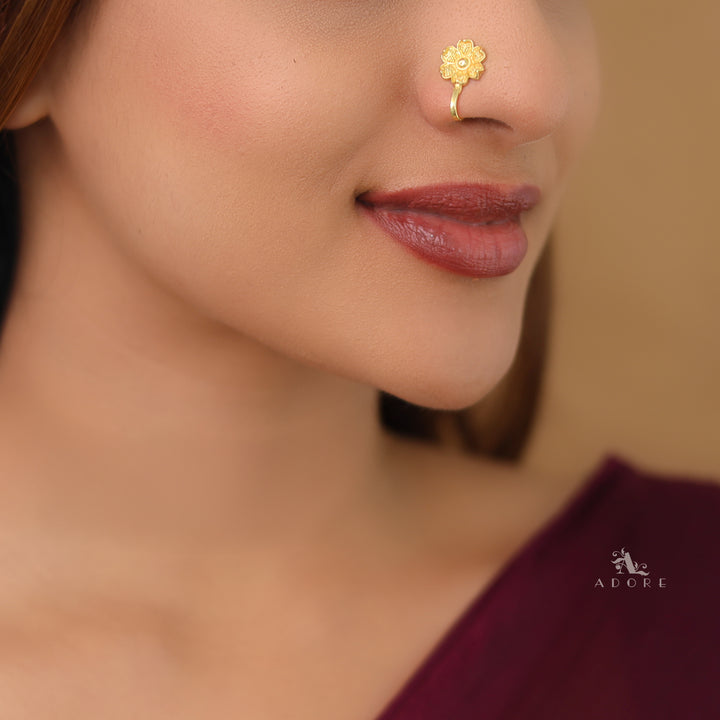 Nazara Golden Nose Pin