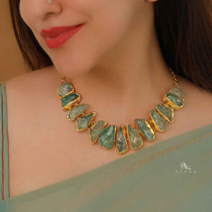 Theodora Dyed Stone Neckpiece