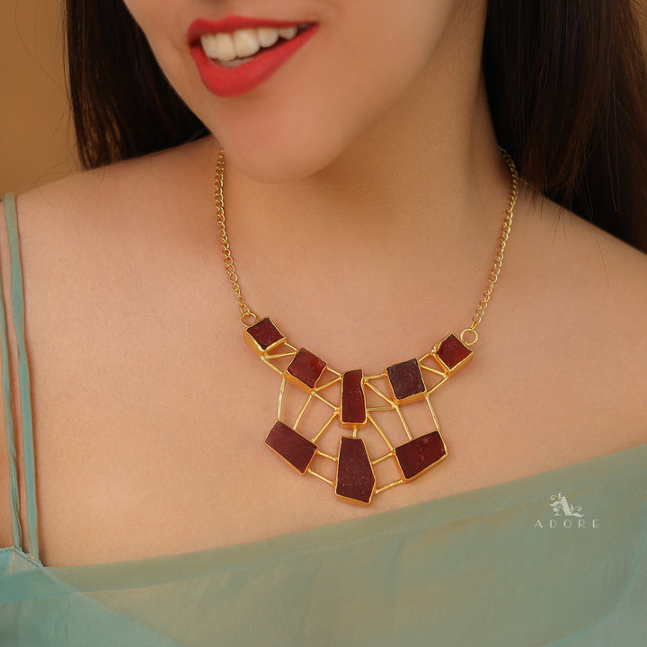Araiza Raw Stone Neckpiece