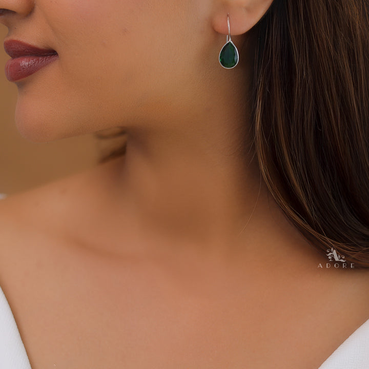 Silver Rain Drops (Daily Wear Colours Available)