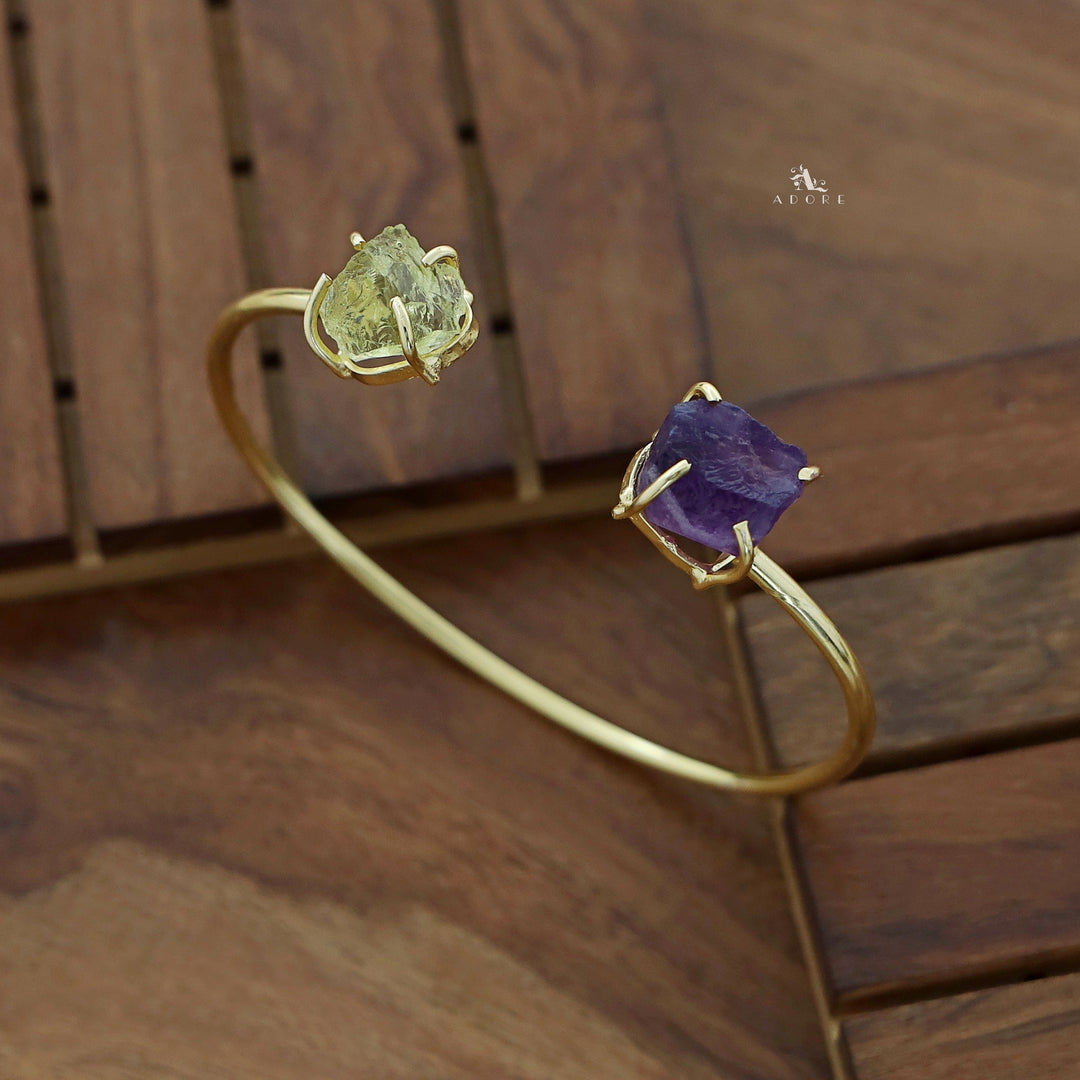 Mabel Eminent Raw Stone Bracelet (Colour Option)
