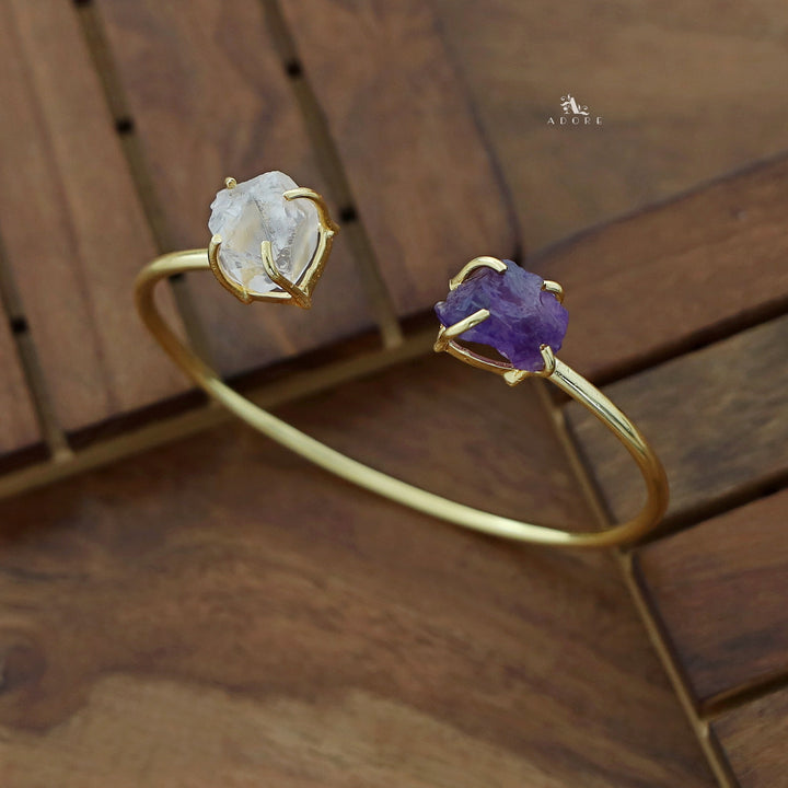 Mabel Eminent Raw Stone Bracelet (Colour Option)