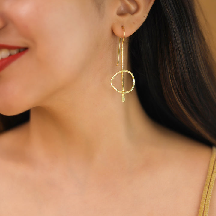 Dixiya Golden Hammered Drop