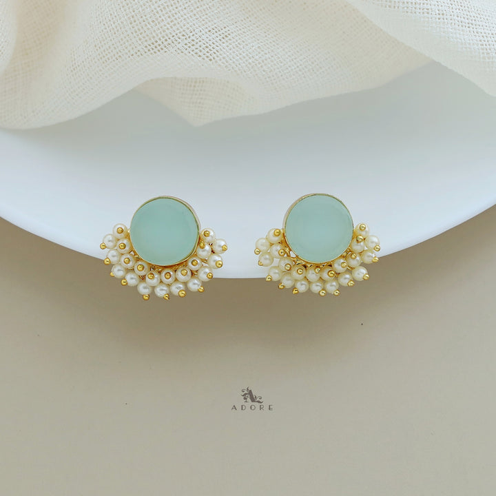 Half Pearls Stud