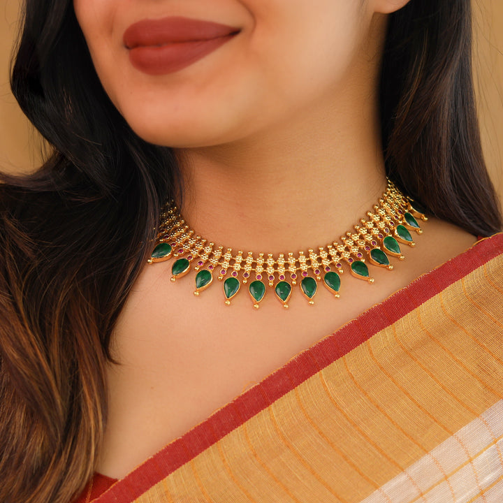 Premium Rashmika Drop Neckpiece