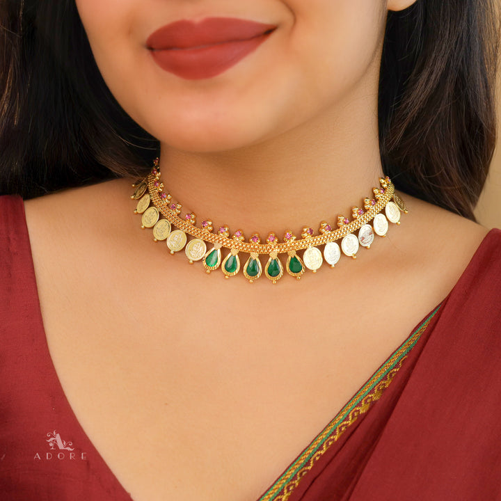 Brinda Kashi Nagapadam Short Neckpiece