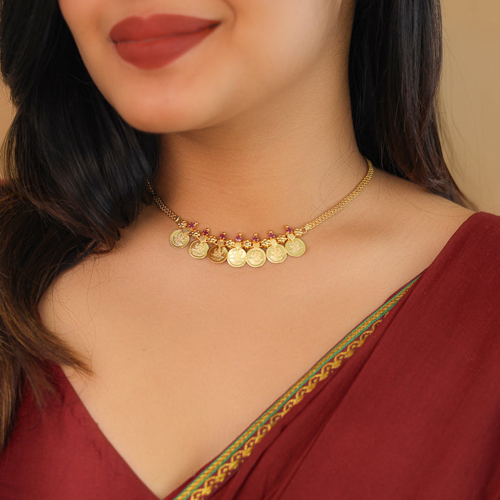 Jigisha  7 Kashi Floral Neckpiece