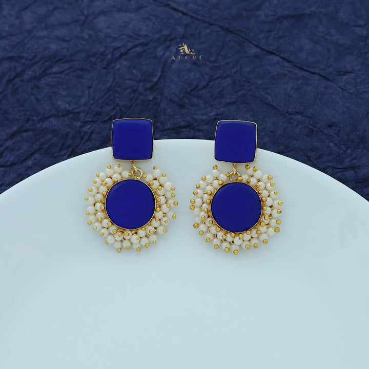 Raw Stone Royal Earrings