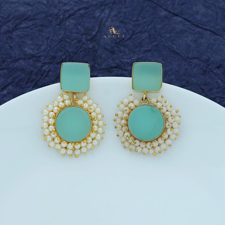 Raw Stone Royal Earrings