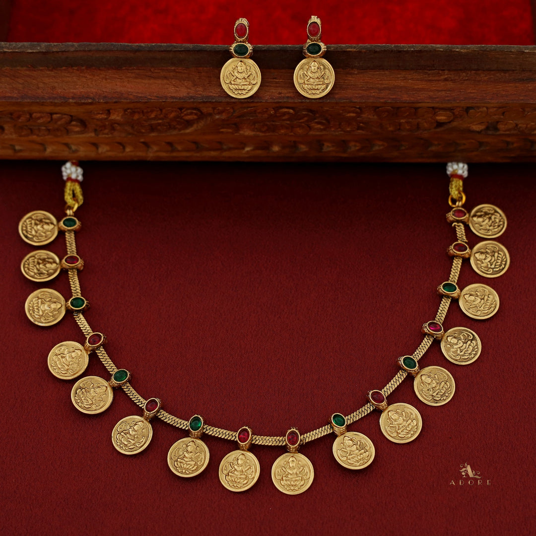 Samvitha Devi Kashi Neckpiece with Earring