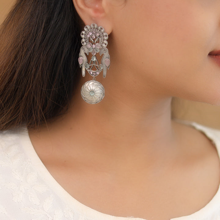 Haza Dual Bird Earring