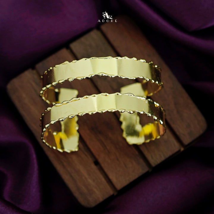 Rora 2 Layer Golden Plated Bangle