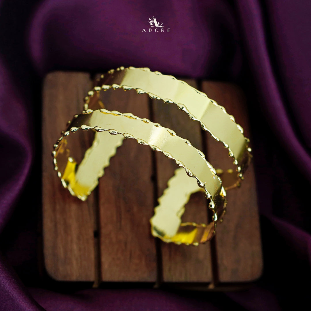 Rora 2 Layer Golden Plated Bangle