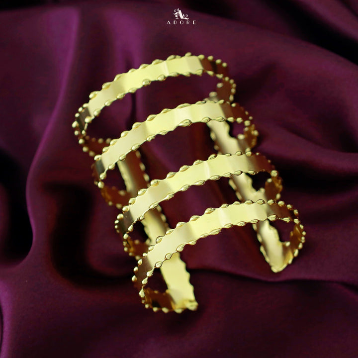 Rora 4 Layer Golden Plated Bangle