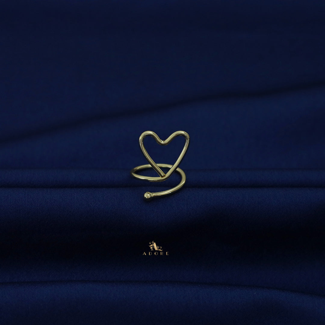 Golden Heart Ring