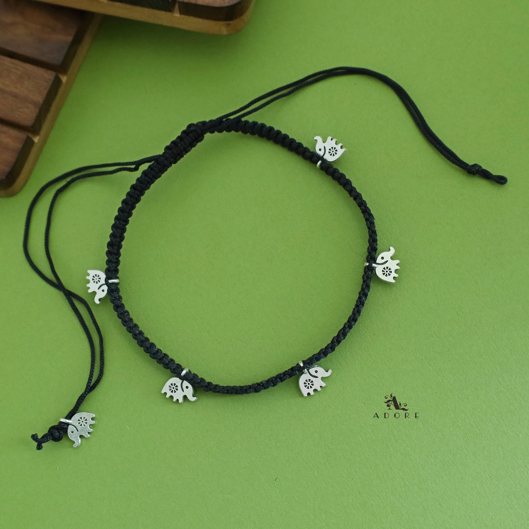 Silver Thread Anklet (Single Piece)