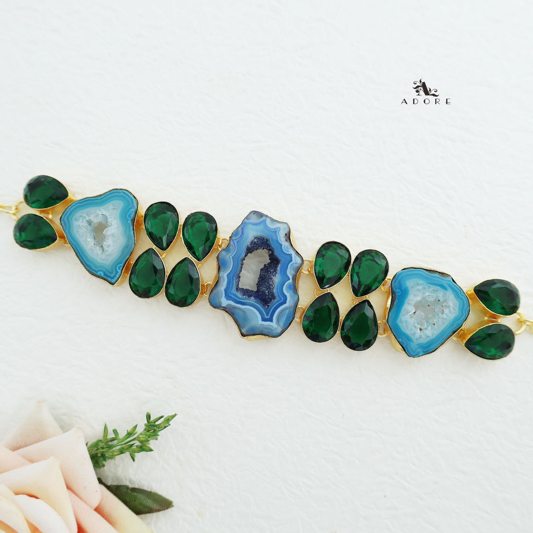 Claudia Agate + Glossy Stone Choker
